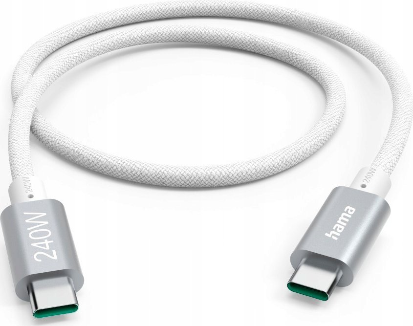 Kabel USB Hama USB-C - USB-C 1.5 m Biały (002017210000)