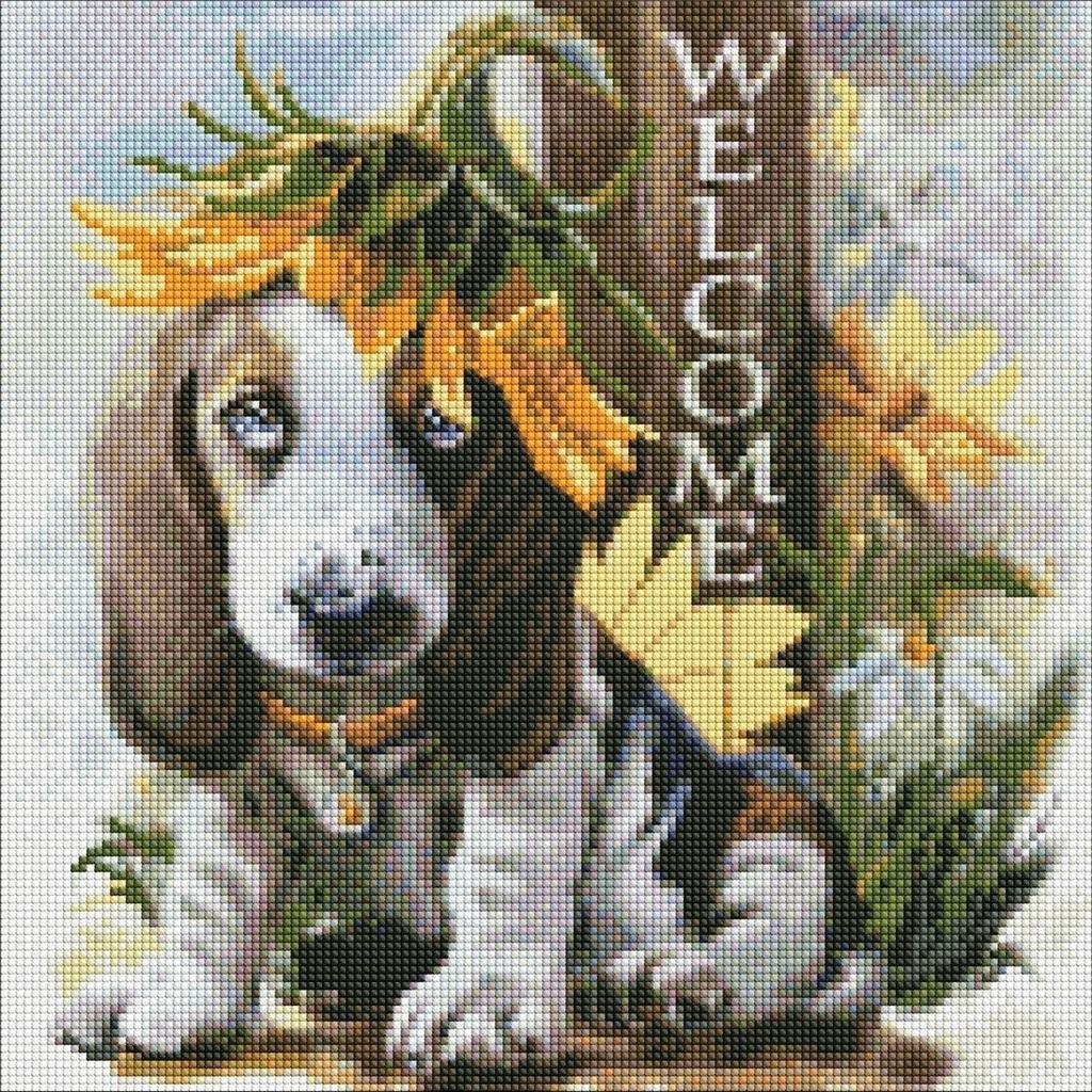 Ideyka Diamentowa Mozaika - Pod słonecznikiem 40x40