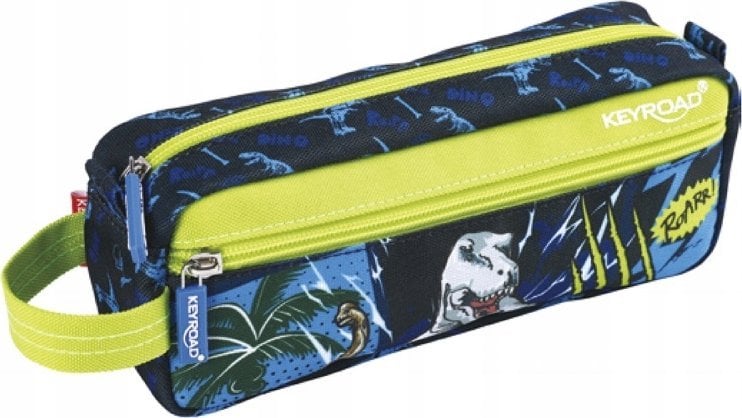 Keyroad Piórnik saszetka KEYROAD, 21,5x9x5,5 cm, Dino