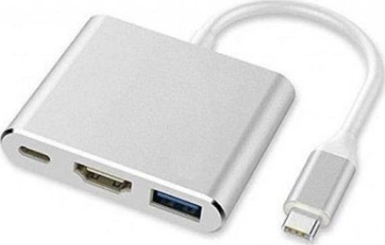 Adapter USB Typ-C do HDMI + Typ-C + USB DEX (18282)