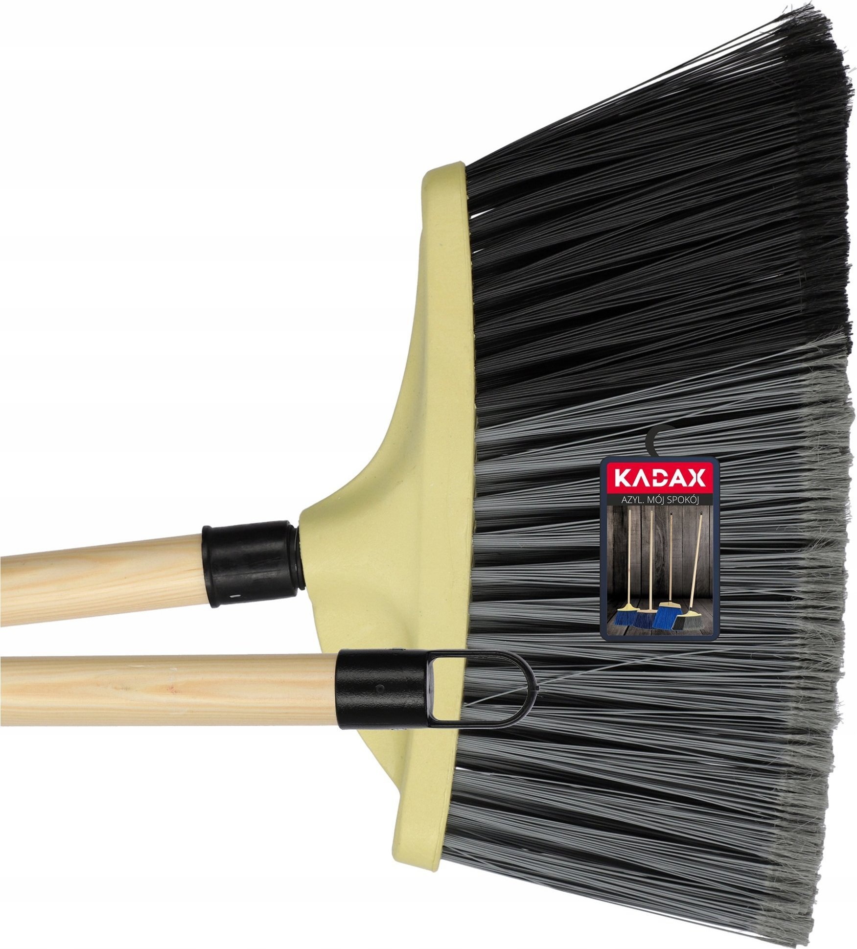 Kadax Szczotka Ulicówka Zamiatacz Miotła Nylonowa 30 cm