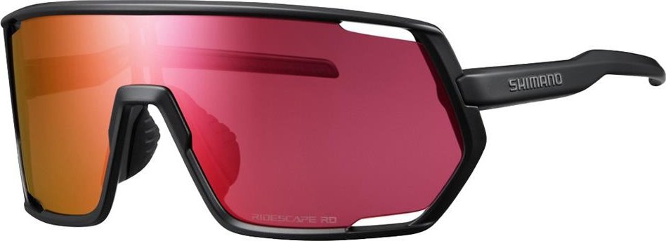 Shimano Okulary Shimano Technium, soczewki Ridescape RD-Road, czarny mat