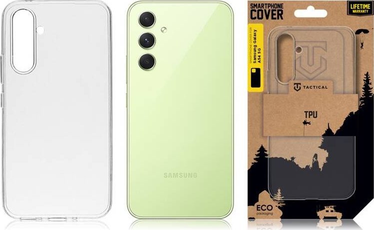 Tactical TPU Cover for Samsung Galaxy A54 5G Transparent standard