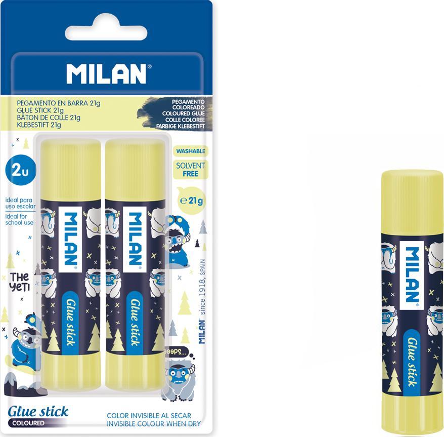 Milan KLEJ W SZTYFCIE MILAN 21G THE YETI 2 SZTUKI NA BLISTRZE NIEBIESKI