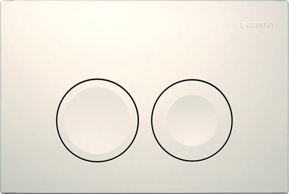 Przycisk spłukujący Geberit Przycisk uruchamiający Geberit Delta25, przedni, biały-alpin [1/10/180]