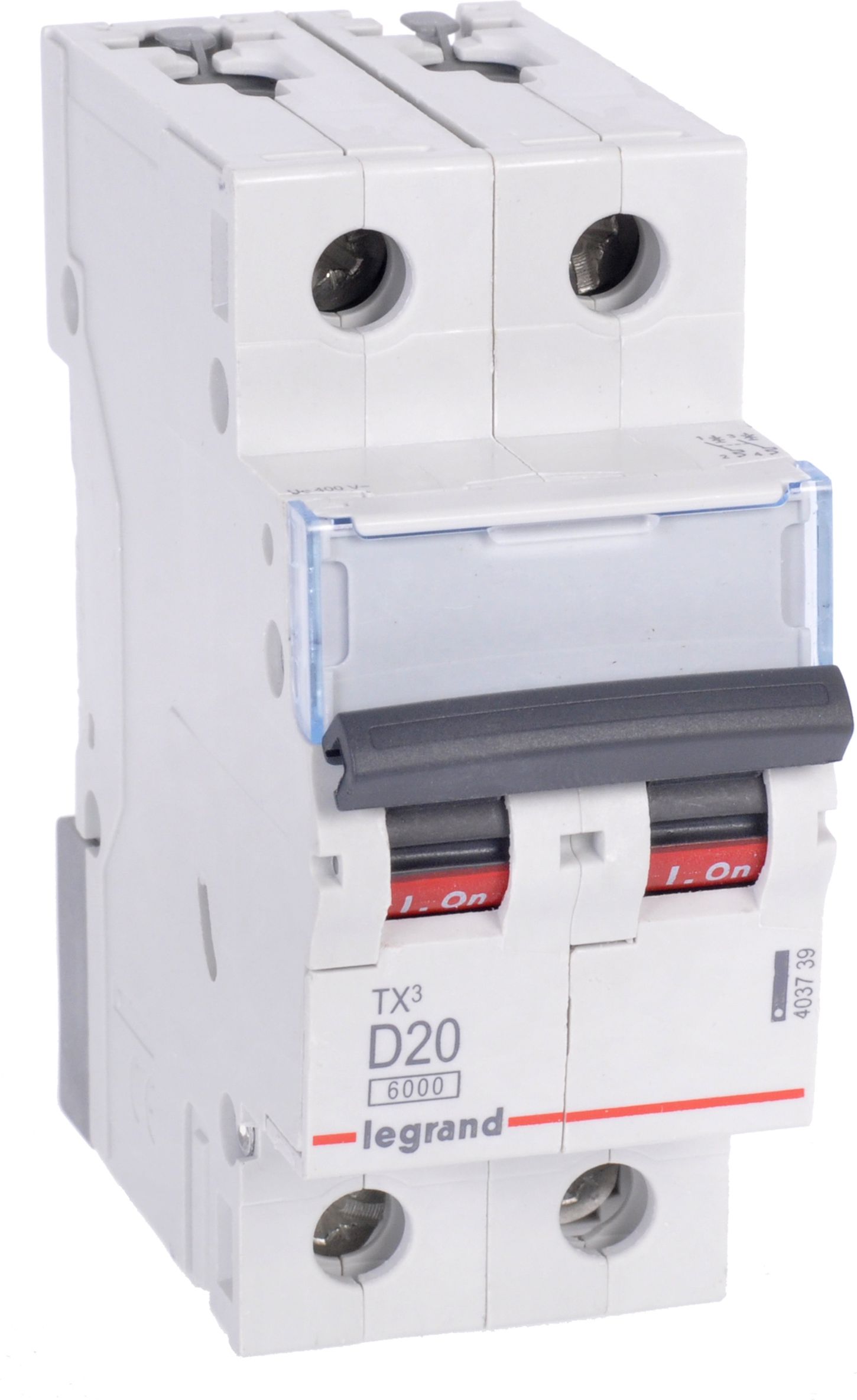 Legrand Wyłącznik nadprądowy 2P D 20A 6kA AC S302 TX3 (403739)