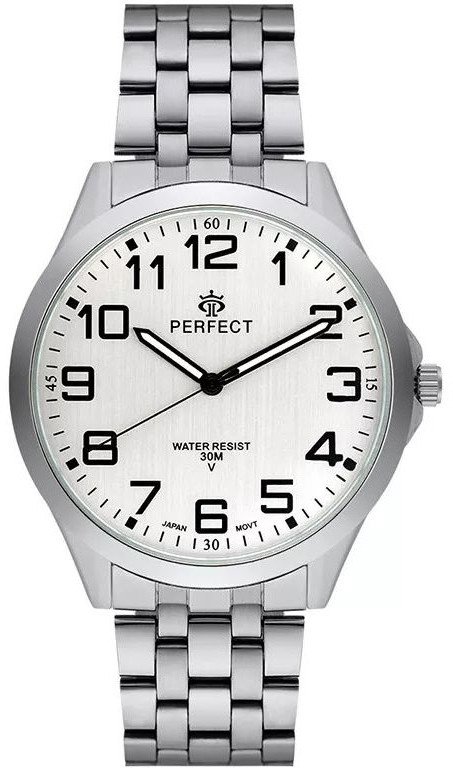 Zegarek Perfect G467-04 męski klasyczny czytelny 48 mm .