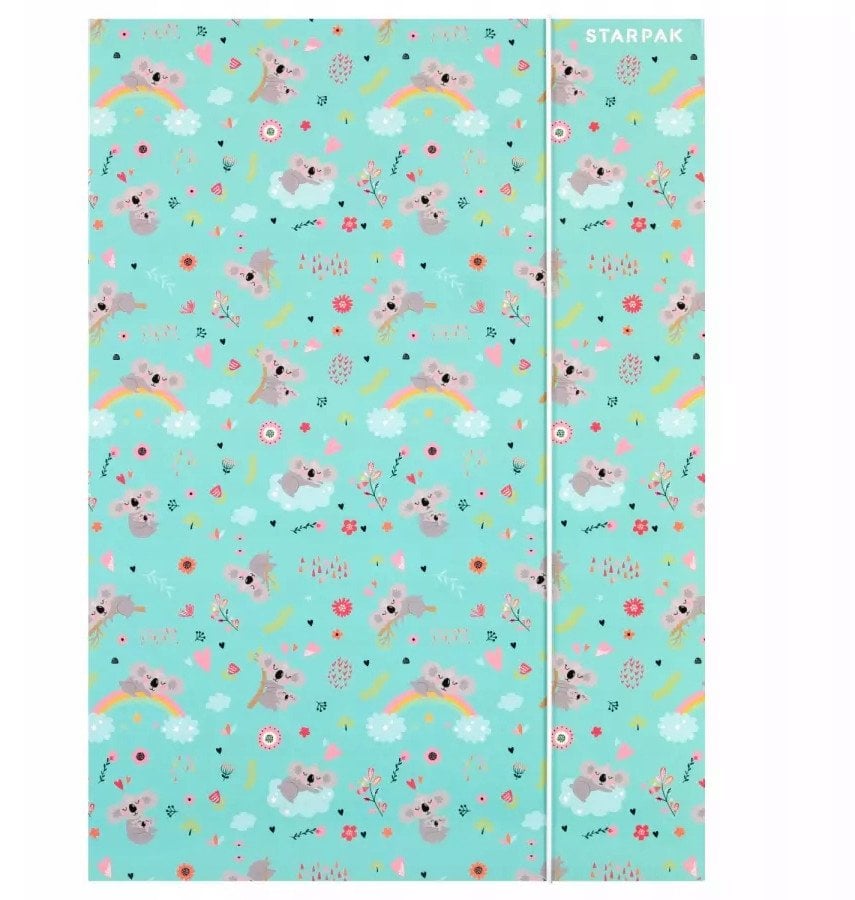 TECZKA Z GUMKA PAP A4 KOALA STK FOL10/100