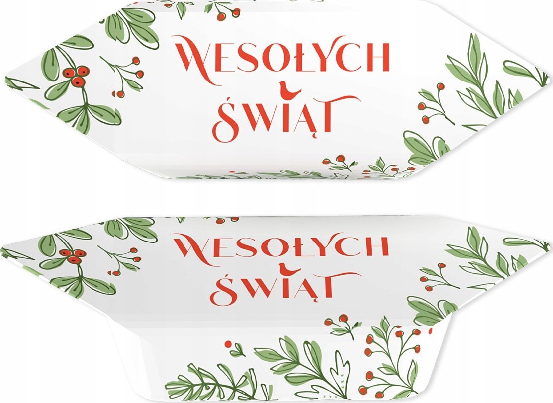 B&B Słodycze z Pomysłem Krówki ciągutki mleczne świąteczne 1kg wzór nr 3 Boże Narodzenie