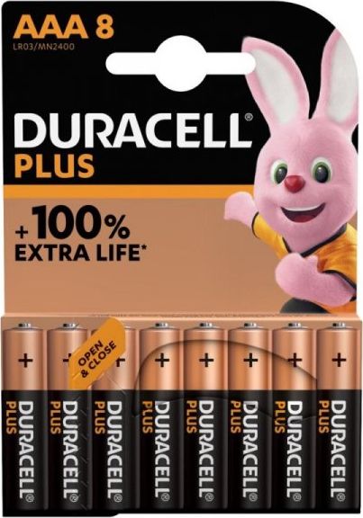 Duracell Bateria Plus AAA / R03 8 szt.