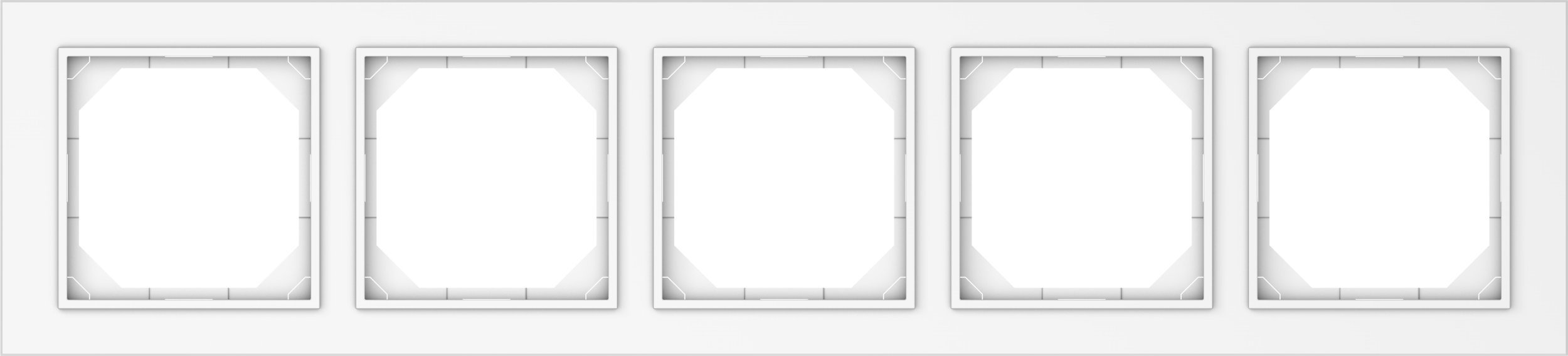 FRAME 5PL. WHITE R05 QR 1000 FIT LINE