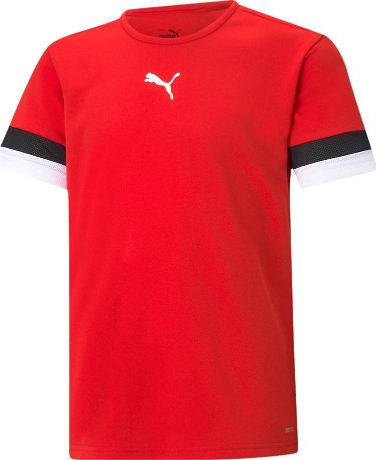 Puma Koszulka dla dzieci Puma teamRISE Jersey Jr czerwona 704938 01 : Rozmiar - 128
