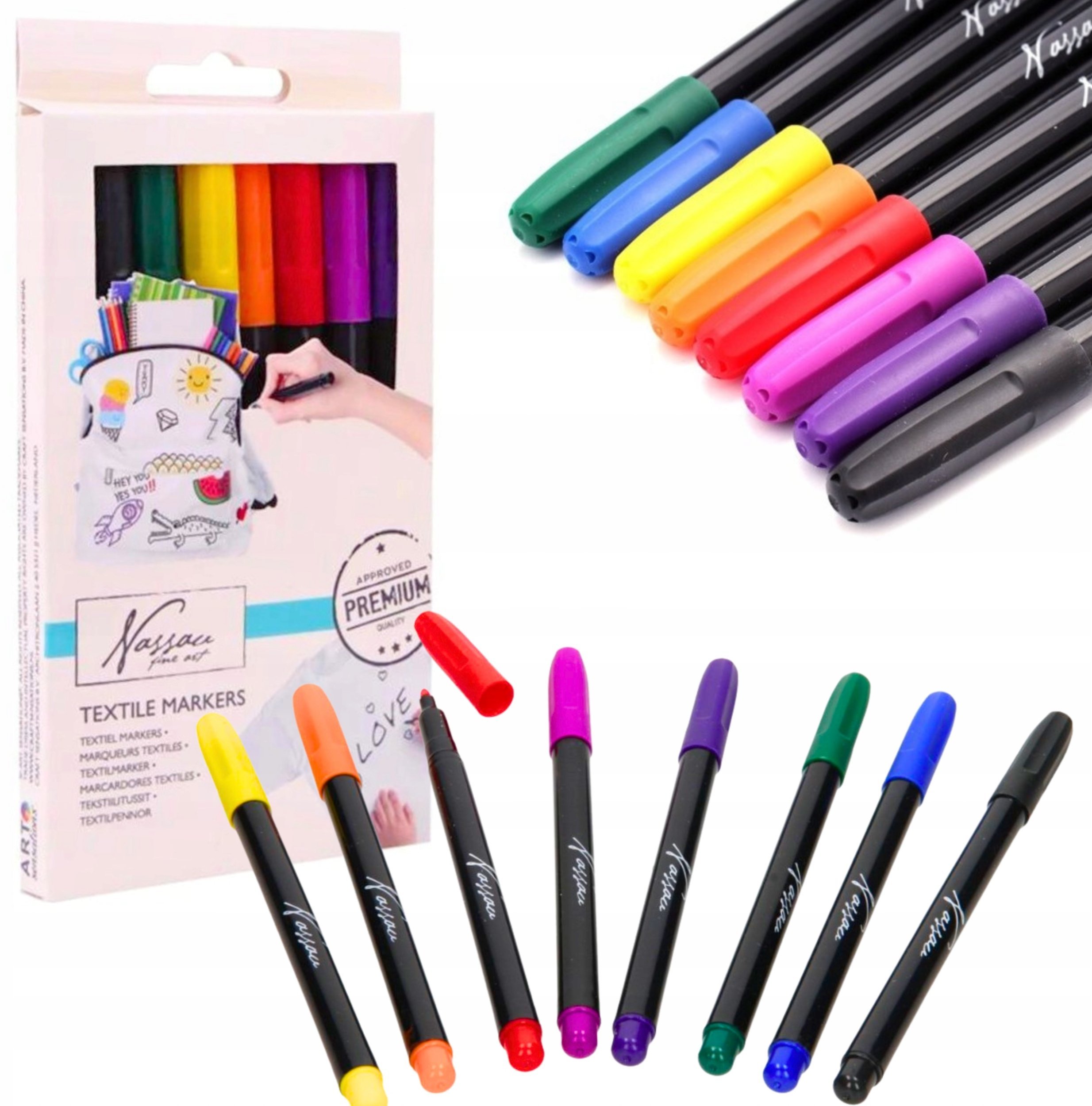 Keyroad kończówki pastelowe flamastrów 8szt 190012 67954