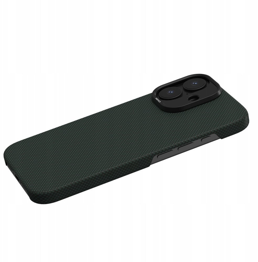 YAXO Etui na telefon Aramid Fiber Ultra Slim Case MagSafe iPhone 17 Tropic Green