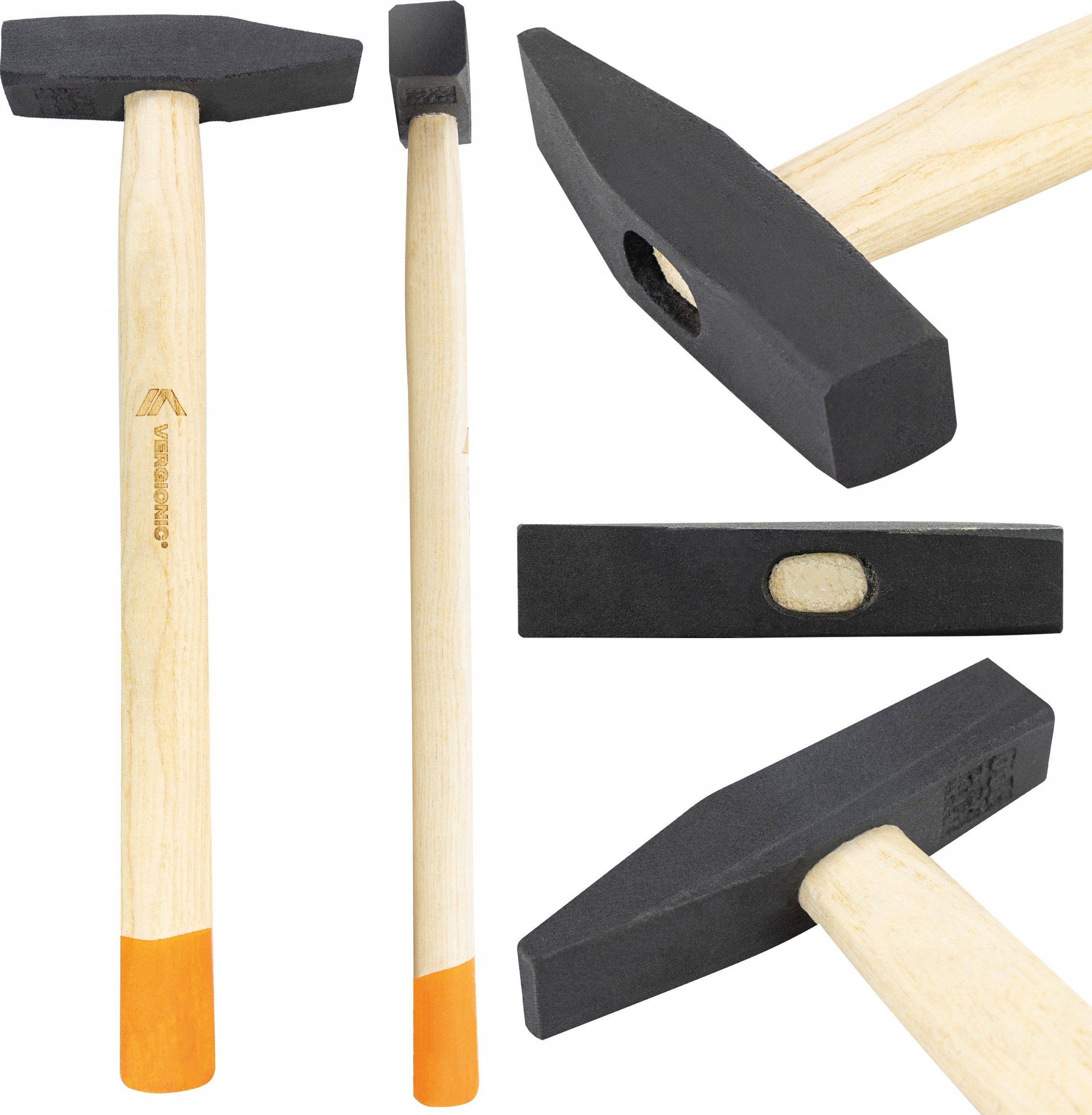 VERGIONIC MŁOTEK ŚLUSARSKI Z DREWNIANYM TRZONKIEM STOLARSKI DREWNIANA RĘKA