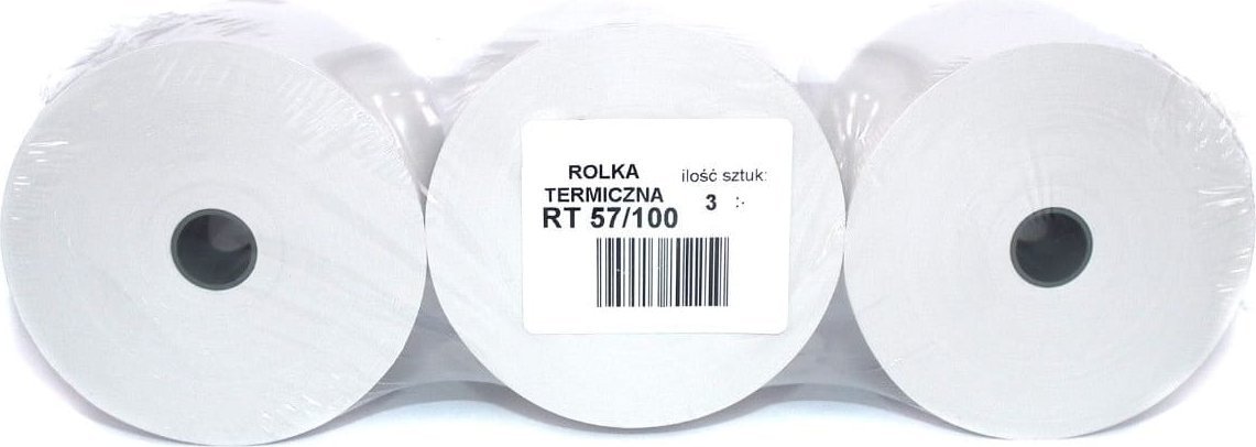 Pako Rolka Termiczna PAPIRUS II 57mm x 100m - BPA FREE (35710N) - 3 szt.