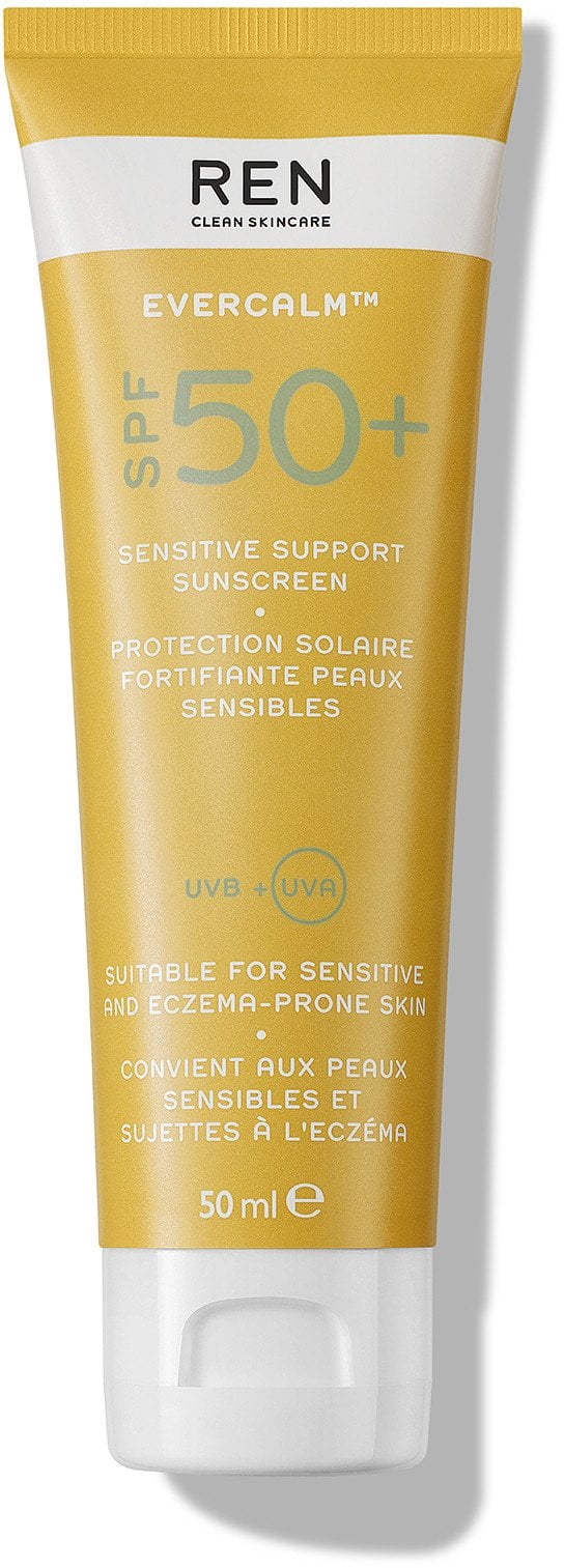 REN_Clean Skincare Evercalm Sensitivity Support Sunscreen SPF50+ krem do twarzy 50ml