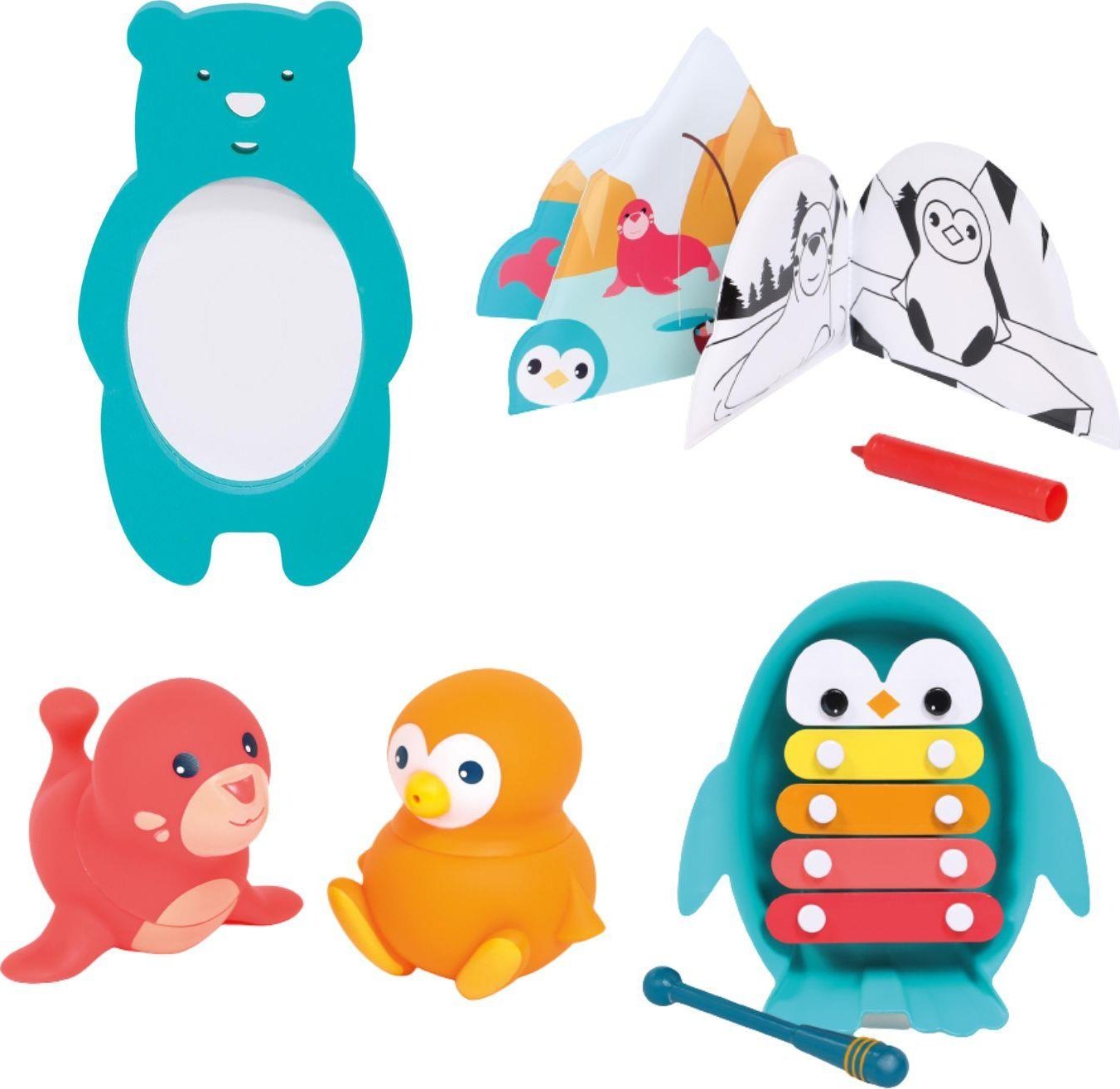 Ludi zestaw zabawek do kąpieli Antarktyda