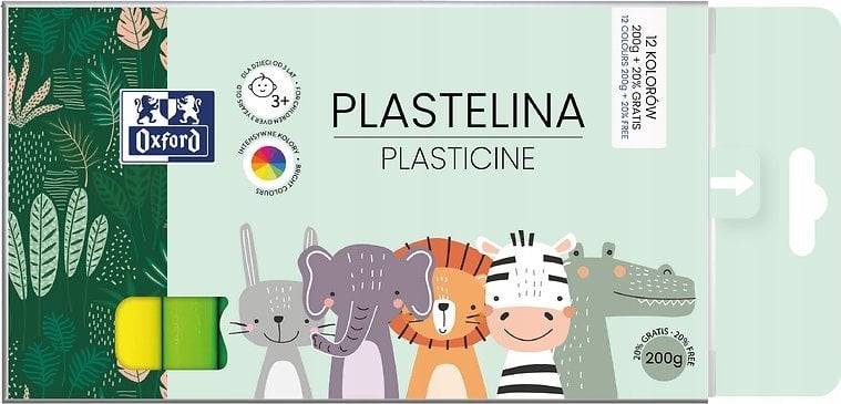 Teka Plastelina Kids 12 kolorów