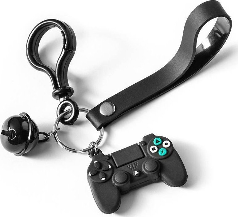 Breloczek Upominkarnia Brelok GAMERA Z DZWONKIEM - CZARNY