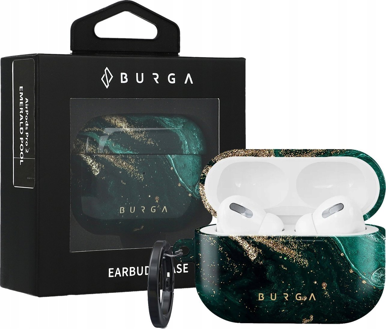 Slowmoose Burga - obudowa ochronna do AirPods Pro 2 (emerald pool)