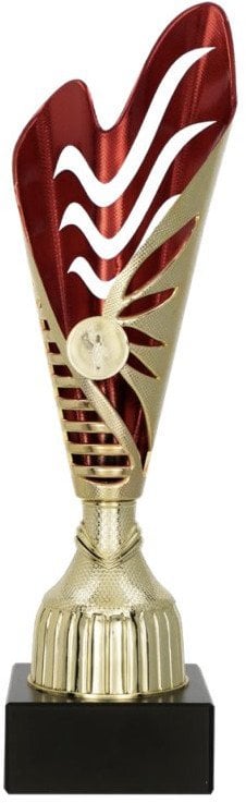 Victoria Sport Puchar plastikowy złoto czerwony