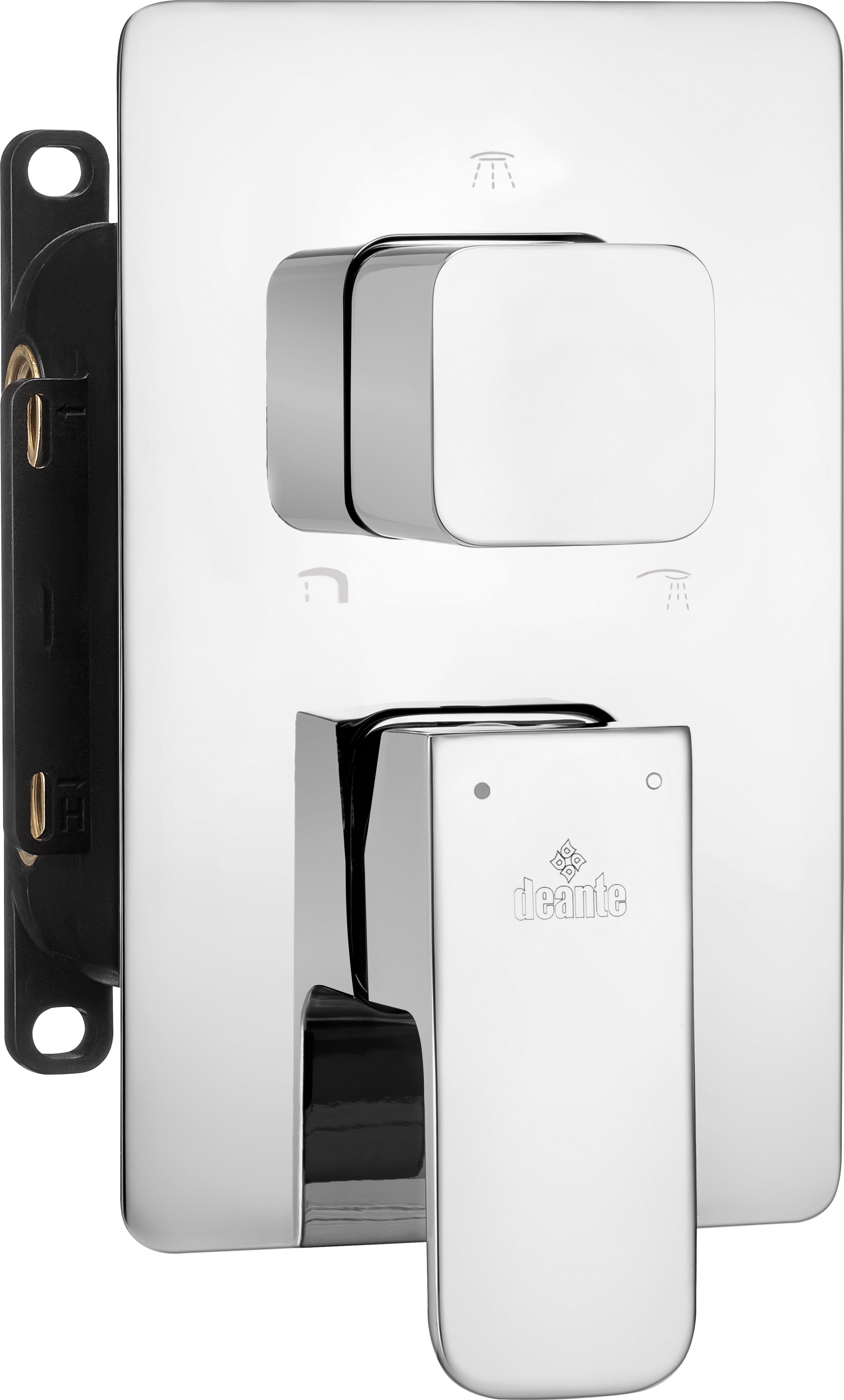 Deante AZALIA CHROM KOMPONENTY DO BOXA MIESZACZOWEGO