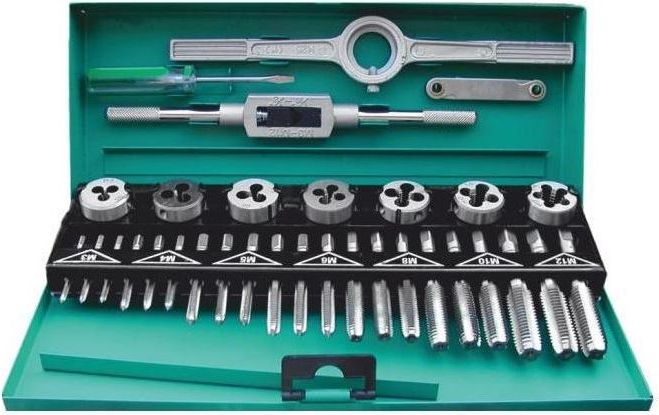 AWTools Zestaw gwintowników i narzynek 32szt. (AW40526)