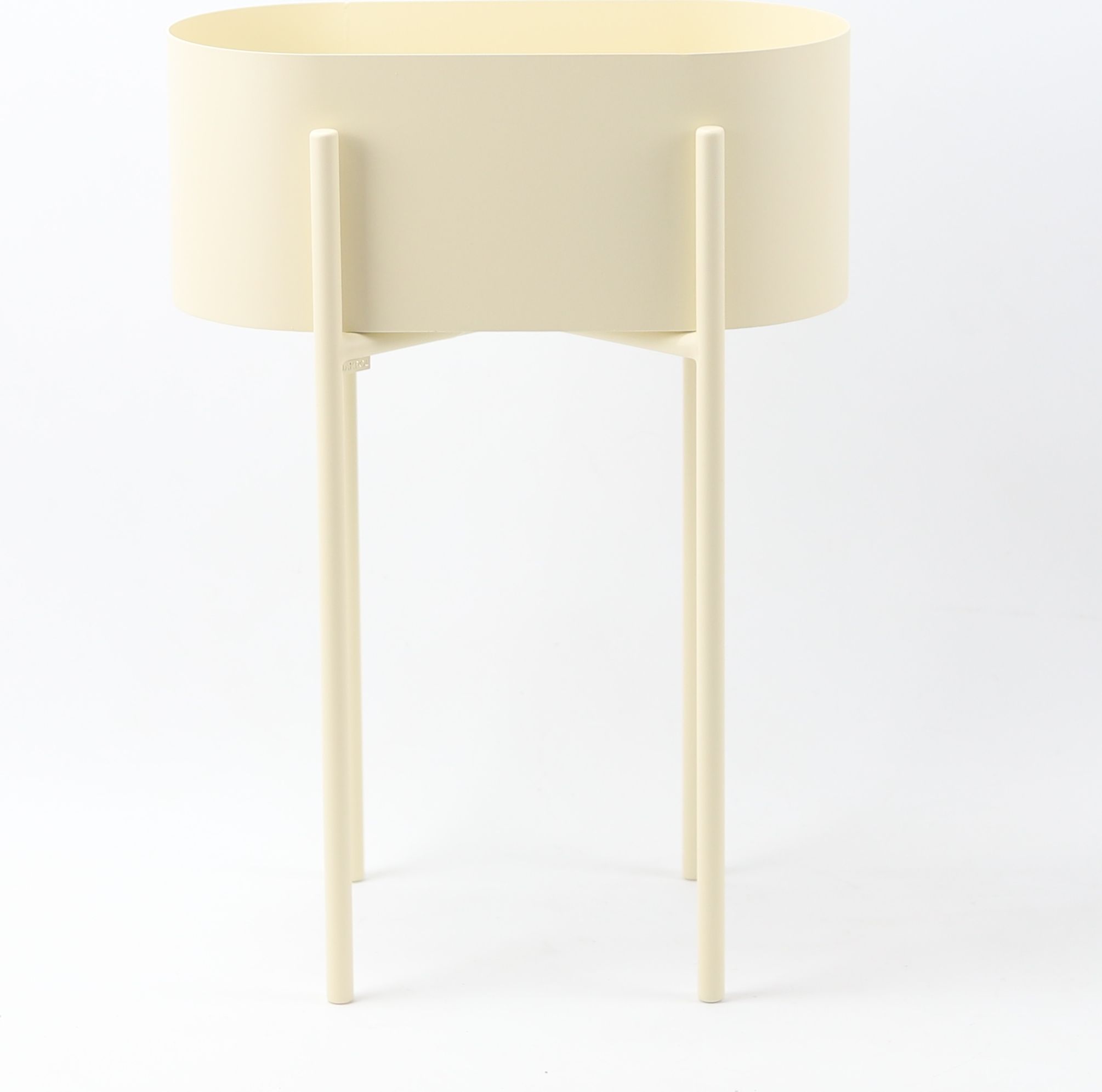 Jakpoldesign Kwietnik Metalowy PIATO 70cm Beżowy