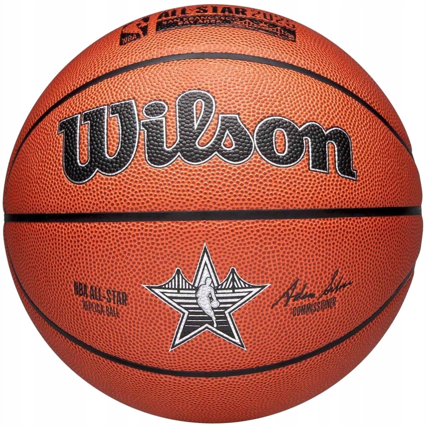 Wilson 2025 NBA All Star Replica Ball WZ2022601XB Pomarańczowe 7