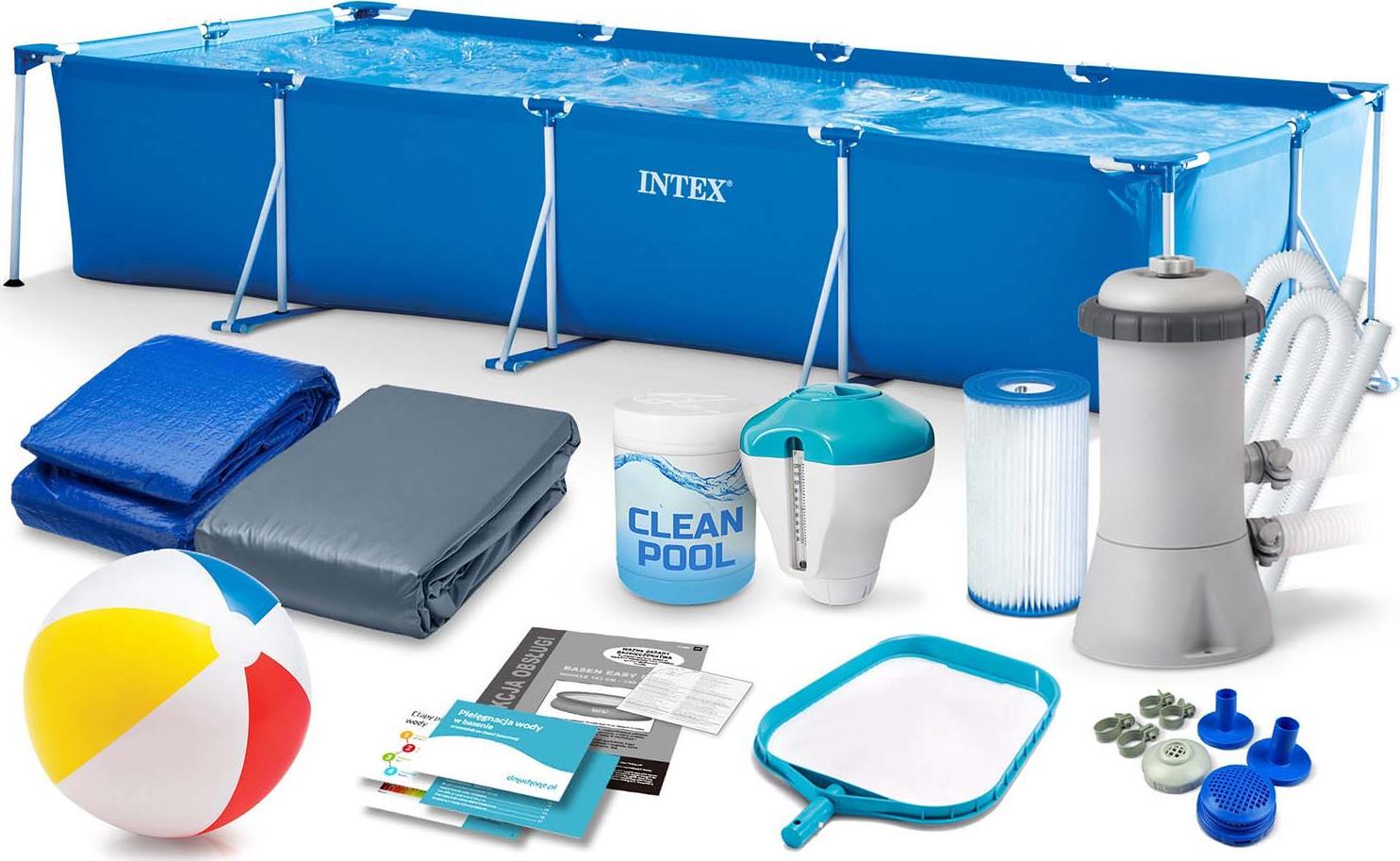 Intex Basen stelażowy 450x220cm 15w1 (28273)