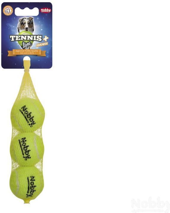 Nobby PIŁKA TENISOWA S 5cm/3szt.