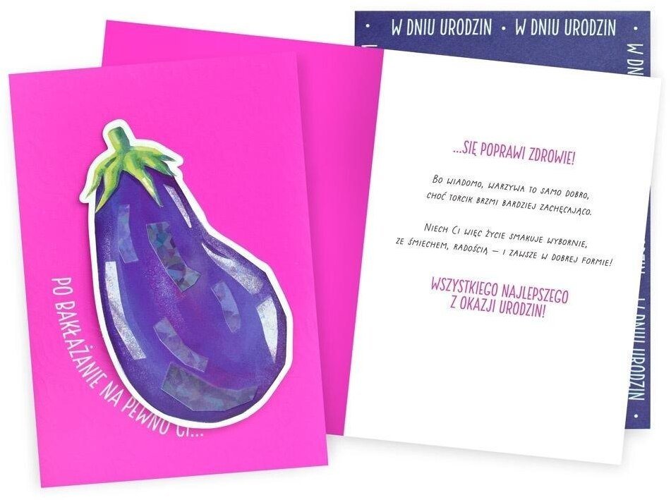 Karnet B6 Uniwersalny bakłażan