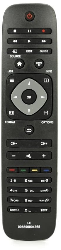 Lamex LXP4765 TV remote control PHILIPS