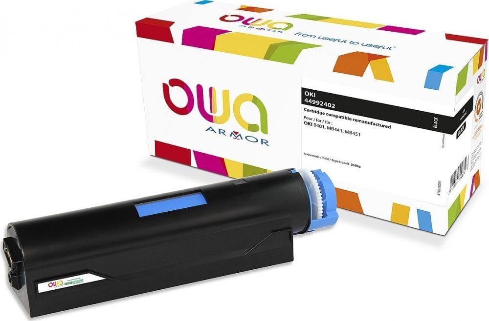 Toner Armor Toner OWA Armor do OKI Laserjet B401/MB451, 2500 stron, 44992402, czarny/black