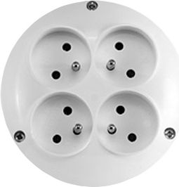 Elgotech Rozgałęźnik do przedłużacza 4-gniazda GO-40