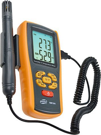 Noktowizor Benetech Termo-higrometr Benetech GM1361+ Bluetooth Miernik wilgotności i temp.