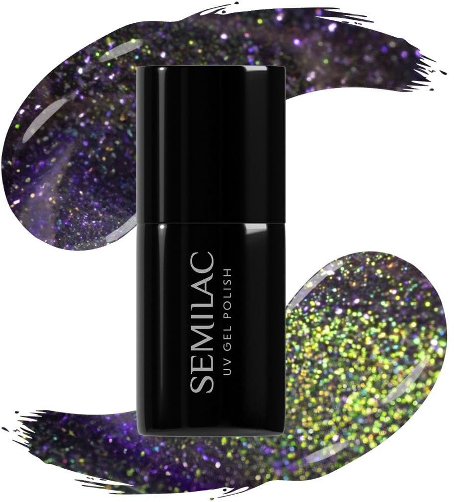 SEMILAC Lakier hybrydowy Cyber Violet 825 7 ml