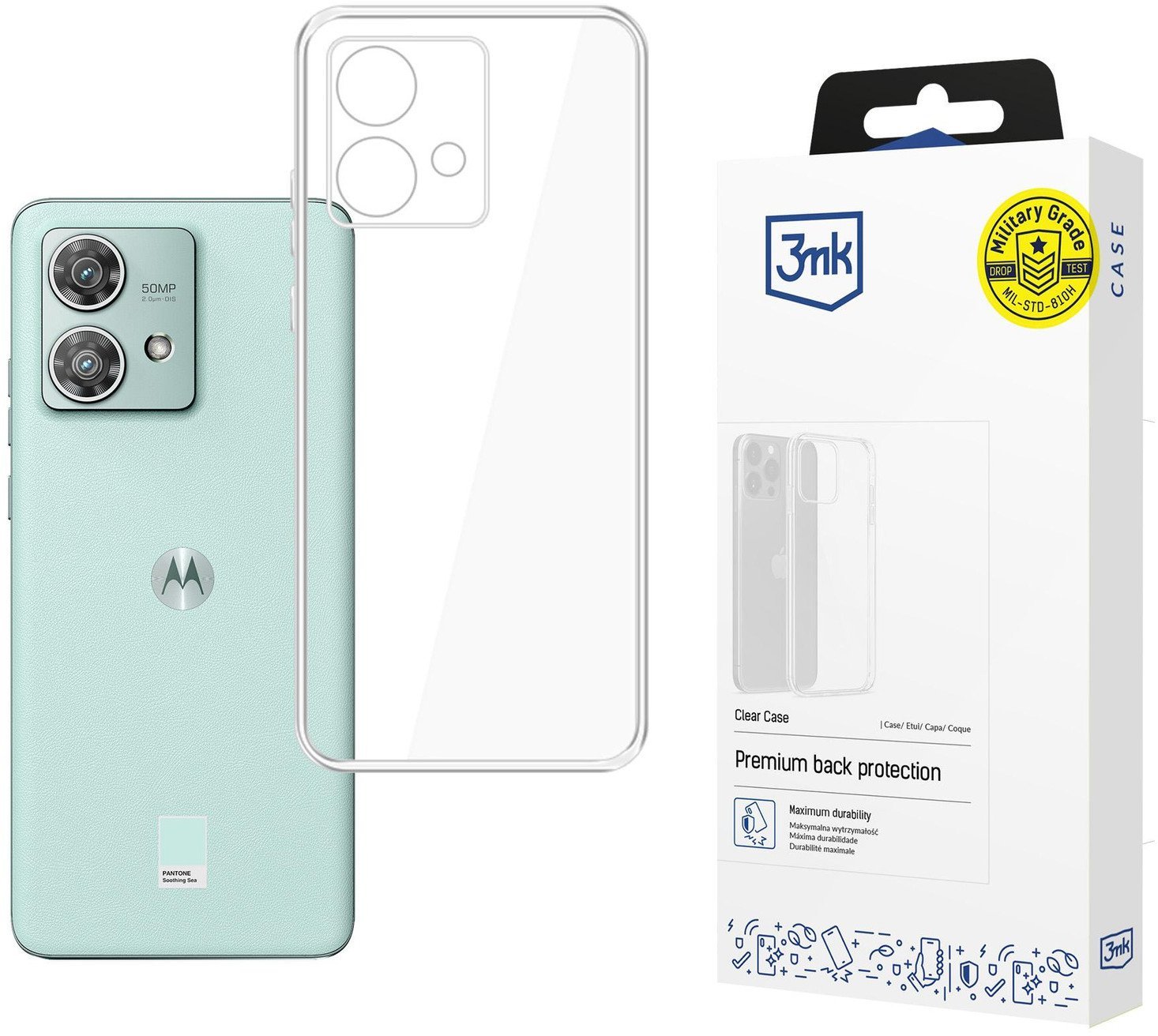 3MK Etui Clear Case do Motorola Edge 40 Neo