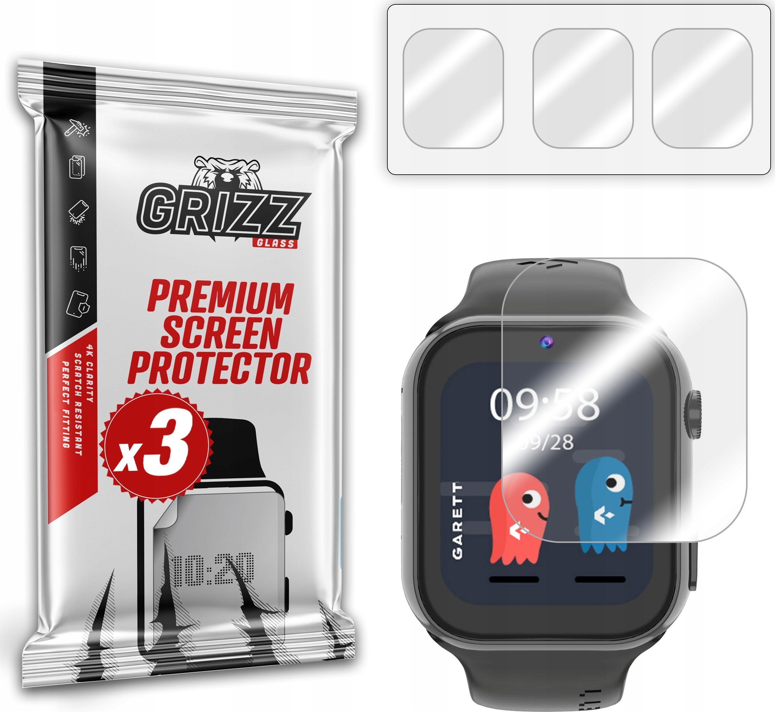 Folia hydrożelowa GrizzGlass Hydrofilm do Garett Kids Twin 2 4G