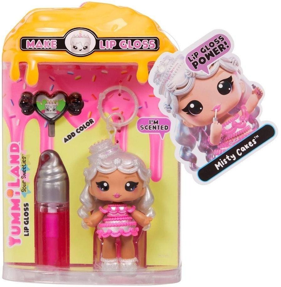 MGA Yummiland Lip Gloss Sour Sweeties Misty Cakes