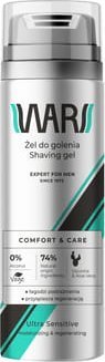 Wars WARS EXPERT FOR MEN Żel do golenia ULTRA SENSITIVE Opuncja&Aloes 200ml