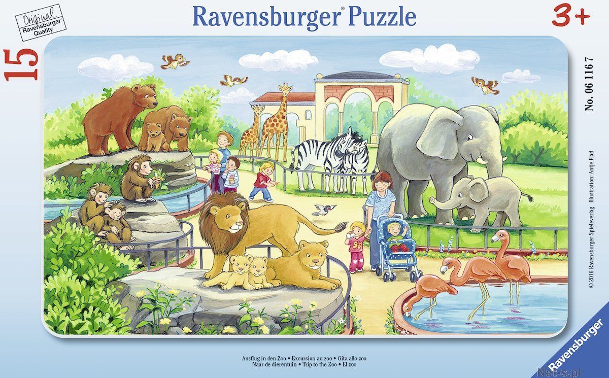 Ravensburger Puzzle Ausflug in den Zoo (06116)