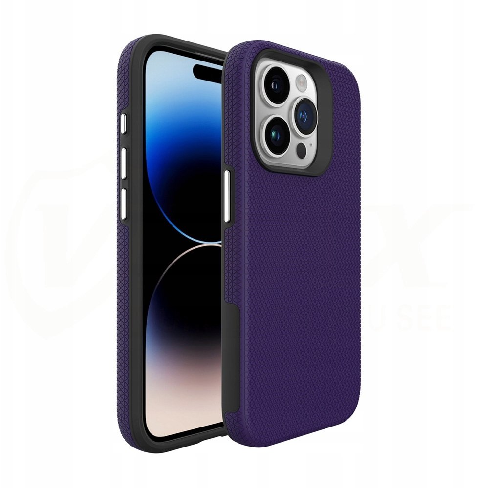 Vmax nakładka Triangle Case do Samsung Galaxy A15 4G / A15 5G ciemny fiolet