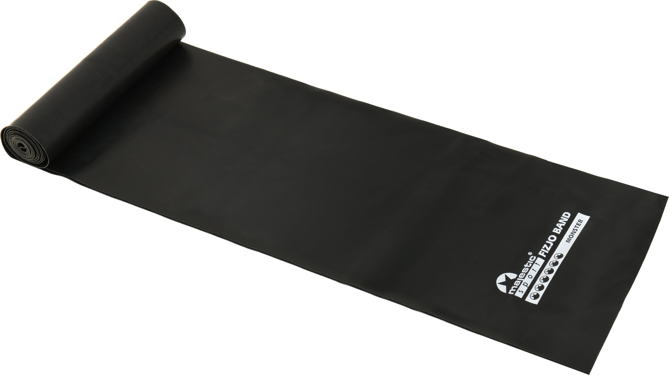 Guma do rehabilitacji Majestic Sport FizjoBand 2000x150x0,55 mm MONSTER czarna