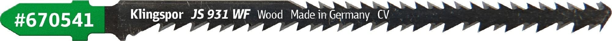 Klingspor KLINGSPOR BRZESZCZOT DO WYRZYNARKI 115x5x1,45mm JS 931 WF /5szt.