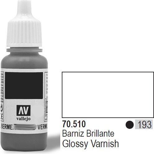 Vallejo Lakier Nr193 Glossy Varnish 17ml