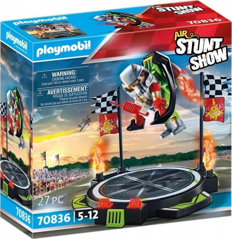 Playmobil PLAYMOBIL 70836 Air Stunt Show Jetpack Flyer Construction Toy
