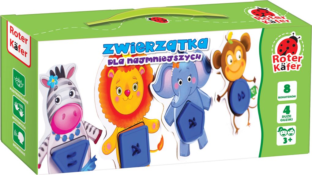 Roter Kafer GRA EDUKACYJNA ZWIERZĄTKA DLA NAJMNIEJSZYCH RK1030-02