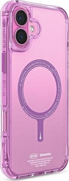 Skinarma etui Saido iPhone 16 6.1" Magnetic Charging różowy/pink